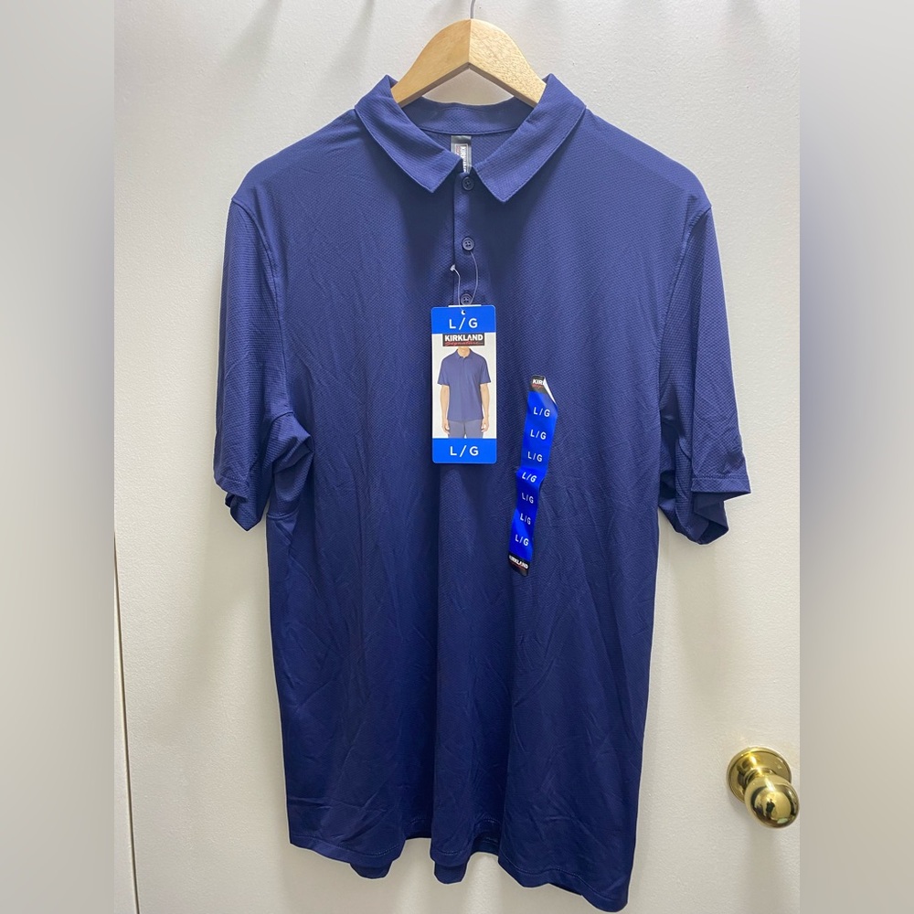 Kirkland Signature Men's Polo Shirt - Royal Blue
